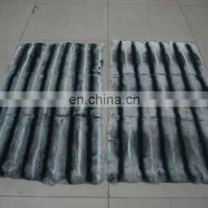 Factory Wholesale Thick and Soft Real Rabbit Fur Fabric thumbnail-6