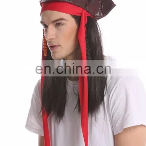 Carnival Pirate Party Wigs With Hats MW-005 thumbnail-2