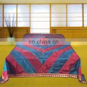 Handmade Cotton Patchwork Bedspreads thumbnail-1
