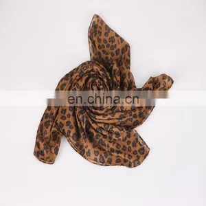 Store Fashion Joker Multi Leopard Print Pashmina Chiffon Silk Shawls Scarf thumbnail-6