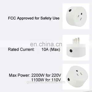 Smart WiFi Wall Socket Plug Mini Power Wireless Switch for Amazon Alexa thumbnail-4