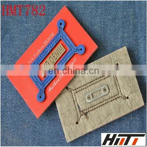 Custom Embroidery PU Jeans Patch thumbnail-2