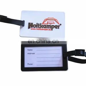Promotional Soft PVC Rubber Luggage Tag thumbnail-1
