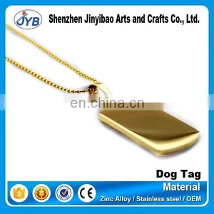 Made in China Custom Gold Metal Brand Tag Wholesale thumbnail-3