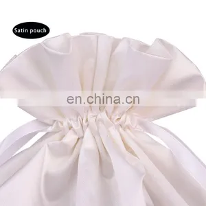 Cheap Silk Drawstring Satin Bag With Logo Printing ,Gift Satin Bag thumbnail-5