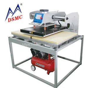 60*80cm Moveable Head Pneumatic Heat Press Transfer Machine thumbnail-1