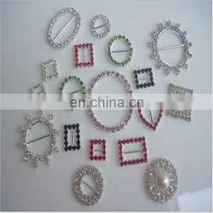 Grade A Rhinestone Heart Buckles Wedding Ribbon Slider 25mm Bar thumbnail-3