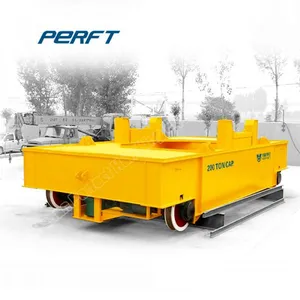 Carbon Steerable Heavy Load Ladle Transfer Car With Lifting Table for Industrial Material Handling thumbnail-4