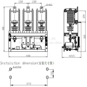 HVJ3 7.2KV VACUUM CONTACTOR thumbnail-2
