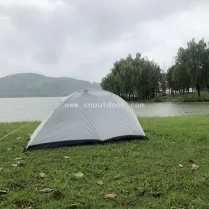 1 Person Tent 1.4kg One Man Ultralight Hiking Equipment Waterproof SNZP015 Single People Double Layers Tents Outdoor Camping thumbnail-1
