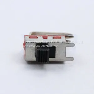 12.7*6.6mm SS-12D28 Handle Height 4mm High Current Side Plug Slide Switch thumbnail-2