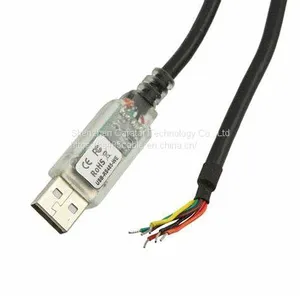 Ftdi Usb Rs485 Wire End Serial Communication Cable PVC Jacket USB2.0 to RS485 RS422 RS232 Cable thumbnail-2