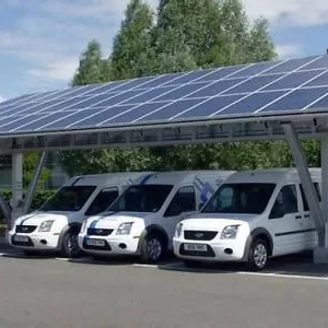 Impact Resistant Carport Solar Pv Mounting With Aluminum Frame thumbnail-2