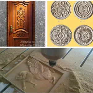 High Quality RD1325 CNC Router With Two Spindles 3d Wood Machine thumbnail-4