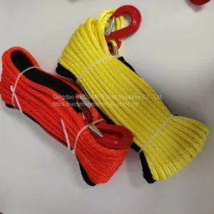 Recomen Electric Winch Uhmpe Cable Rope 12mm for Offroad Towing Heacy Duty thumbnail-4