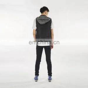 DiZNEW Bulk Wholesales Mens Outdoor Puff Velvet Waistcoat Nylon Vest thumbnail-6