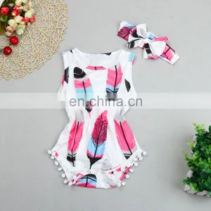 Kids Clothes Wholesale Romper For Girls Of 0-2 Years Baby Rompers thumbnail-3