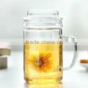 500ml Office Glass Teacup thumbnail-1