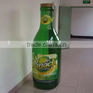 Custom Giant Green Trentsparent Pvc Inflatable Advertising Bottle Shape thumbnail-1
