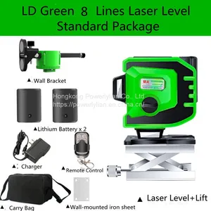 Laser Level Green Beam Laser Cross 12 Line Self Leveling 3D Auto Rotary Construction Line Laser thumbnail-4