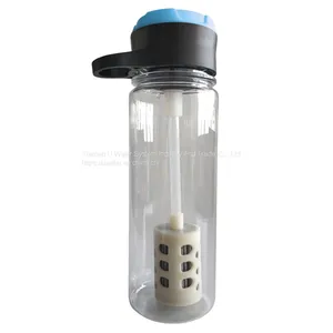 99.9% Virus Removal BPA Free Plastic Personal Sport Bottle Water Filter thumbnail-1