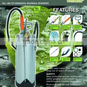 (4582) 5L Stainless Steel Pressure Hot Water Sprayer With Viton Seal thumbnail-1