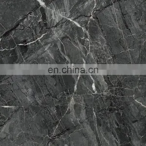 New Age Infinite Connect Design Black Color Nature Marble Looks Like a Whole Piece Big Size Marble Floor Tile thumbnail-4