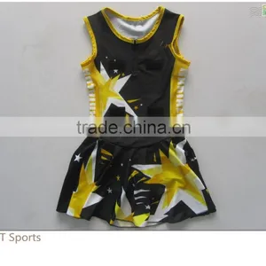 Custom New Style Sublimated Netball Dress With Underwear for Woman thumbnail-2