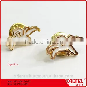 Flower Shape Metal Lapel Pin thumbnail-1