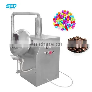 1-2 kg / Batch Small Multi-functional Seed Candy Snack Coating Machine thumbnail-1
