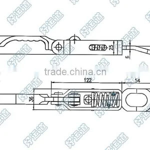 08103 Spring Toggle Latch for Truck Spring Buckle Latch Hook thumbnail-2