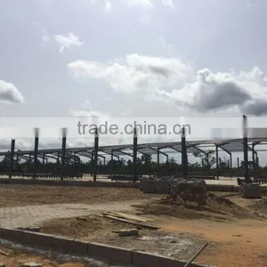 Multi-span Steel Structure With Epoxy Painted Steel Frame Q345 in Cameroon thumbnail-4