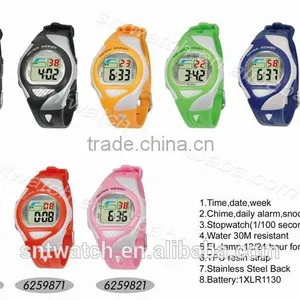 SNT-LR625 Hot Sale Stylish Digital Watch With PU Band thumbnail-1