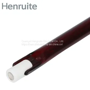 1200w Ruby Infrared Halogen Lamp 960mm Quartz Ruby Heat Tube for Sale thumbnail-3