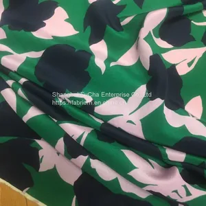 Textile Rayon Print Crepe Koshibo Fabric With Flower Digital Printing Fabric thumbnail-1