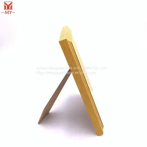 Hot Selling Eco Friendly Simple Stylish Yellow MDF Photo Frame Modern Gift Decor thumbnail-3