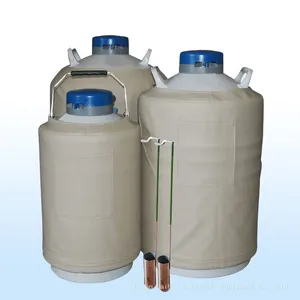 IVF Lab Canes Cryo Freeze Specimenliquid Nitrogen Dewar 47 Liters YDS-47/127 With 10 Canisters thumbnail-3