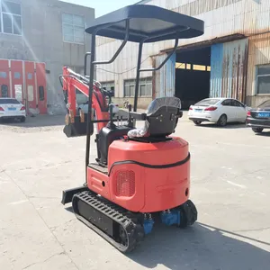 1ton Mini Digger Excavator for Home Use /Planting/Greenhouse Landscaping thumbnail-4