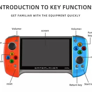 X19 Plus Wholesale Classic Retro Video Game Consoles 5.1 Inch Handheld Game Players Support Mp3/film Tv Output thumbnail-5