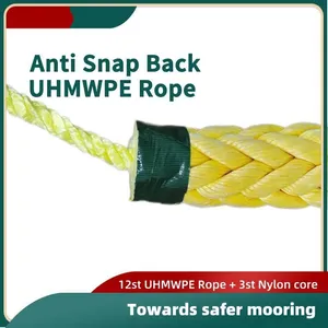 Double Braided UHMWPE Rope With Anti-Snap Back Rope in the Core LDMAXULTRA SBRMAX thumbnail-3