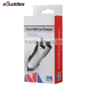 3.1A Dual USB Port Car Charger Portable Travel Charger Rapid Car Charger Adapter for IPhone 6 / Samsung thumbnail-2