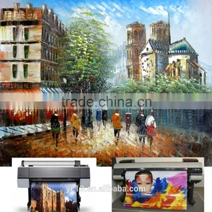 High Quality Canvas Print Painting Paris Street Landscape Wall Print Art Decor Painting thumbnail-1