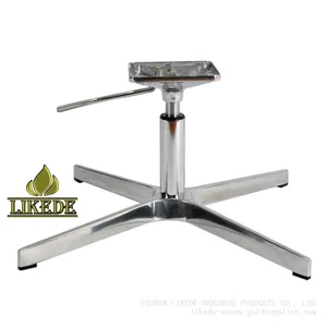 New Cheap 4-Star Revolving Chair Base Aluminum Alloy With Powder Coating Newest Metal Sofa Base thumbnail-1