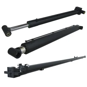 Long Stroke Single Acting Multi Stage Telescopic Hydraulic Ram Cylinder Price Used for 50 Ton Dump Vehicle Tipper Truck Trailer thumbnail-1