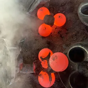 Hot Sale High Chrome Mill Ball Grinding Steel Casting Balls Iron Ball Grinding Media thumbnail-1