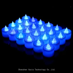 Wholesale Battery-Operated Tealight Candles, Warm White LED Flickering for Weddings & Parties thumbnail-4