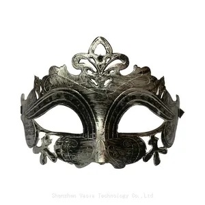 Greek Venetian Lace Masks - PVC Half Face for Halloween & Costume Party Supplies thumbnail-3