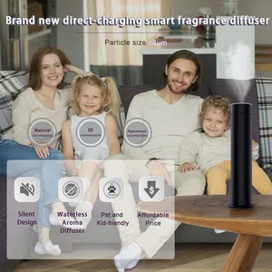 Stylish Minimalist Appearance Smart Bluetooth Air Freshener Long Life Battery Machine Family Rechargeable Aroma Diffuser thumbnail-3