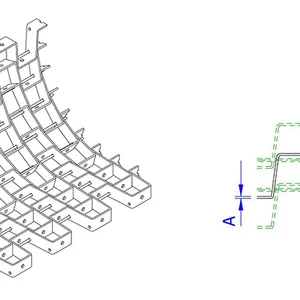 Manufacturer's Cost-Effective Low Carbon Steel Hexsteel Plain Weave Turtle Wire Mesh for Hot Floors Cut Weld for Foundry thumbnail-3
