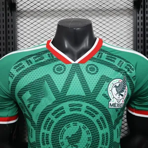 2627 Mexico Football Jersey Mexico Player Version Football Shirt Men's and Children's Adult Short Sleeve Sports Football Jersey thumbnail-3